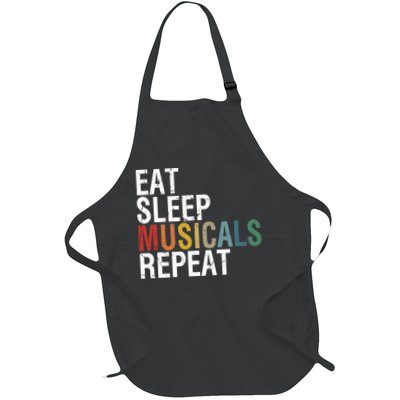 Eat Sleep Musicals Repeat Funny Theatre Life Drama Theater Apron