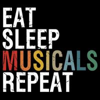 Eat Sleep Musicals Repeat Funny Theatre Life Drama Theater Sweatshirt