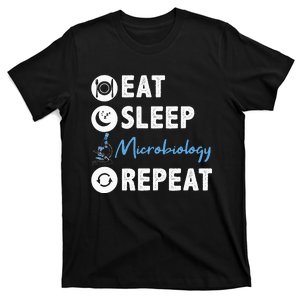 Eat Sleep Microbiology Repeat Microbiologist T-Shirt