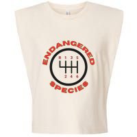 Endangered Species Manual Gearbox Stick Shift 6 Speed Garment-Dyed Women's Muscle Tee
