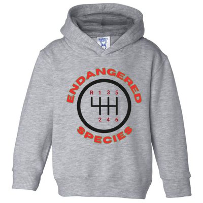 Endangered Species Manual Gearbox Stick Shift 6 Speed Toddler Hoodie