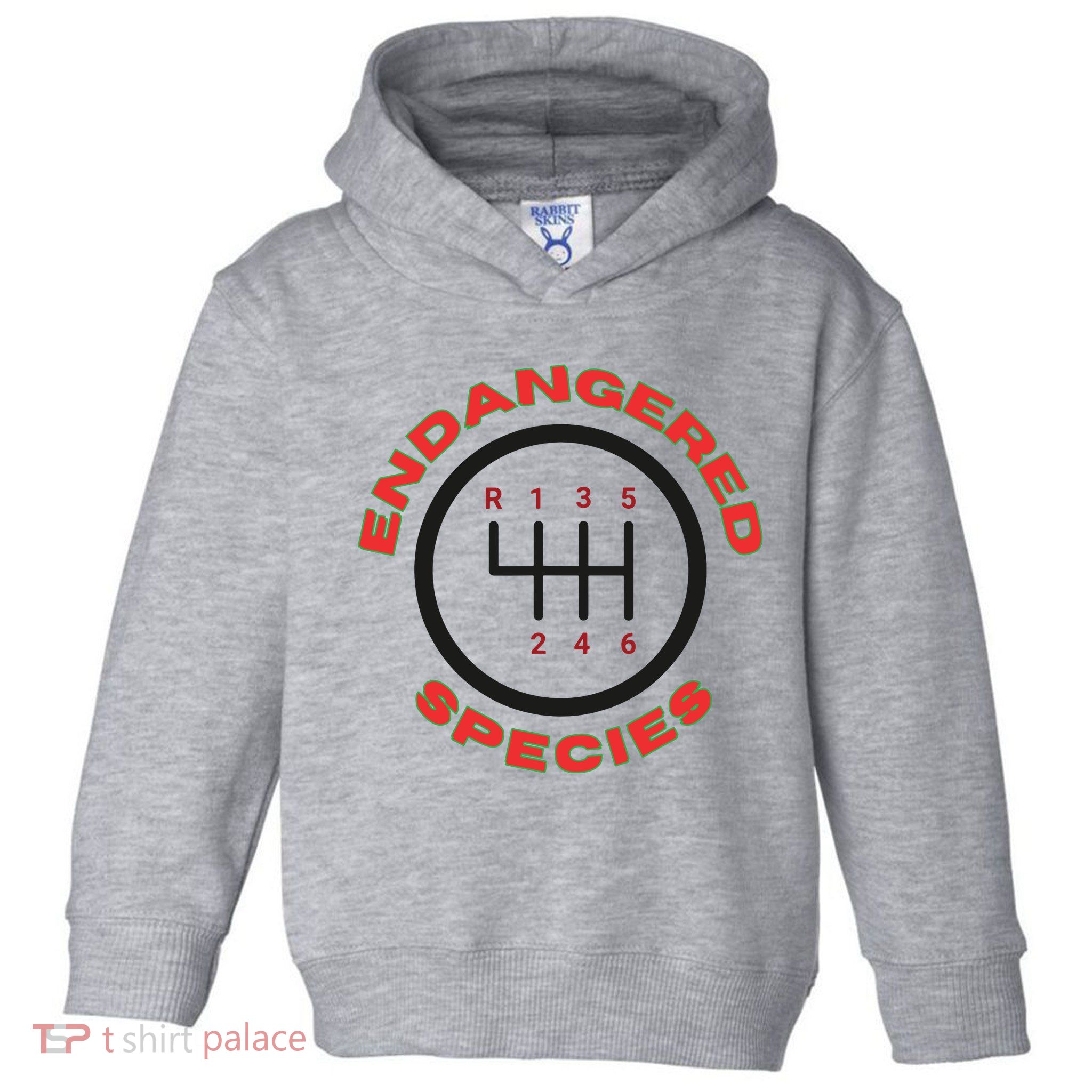 Endangered Species Manual Gearbox Stick Shift 6 Speed Toddler Hoodie