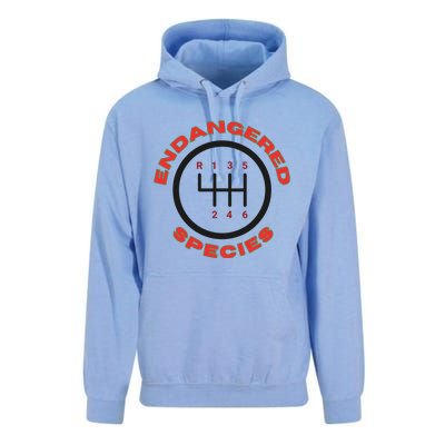 Endangered Species Manual Gearbox Stick Shift 6 Speed Unisex Surf Hoodie