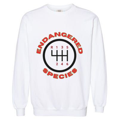 Endangered Species Manual Gearbox Stick Shift 6 Speed Garment-Dyed Sweatshirt