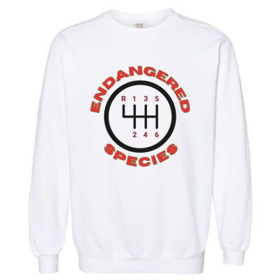 Endangered Species Manual Gearbox Stick Shift 6 Speed Garment-Dyed Sweatshirt