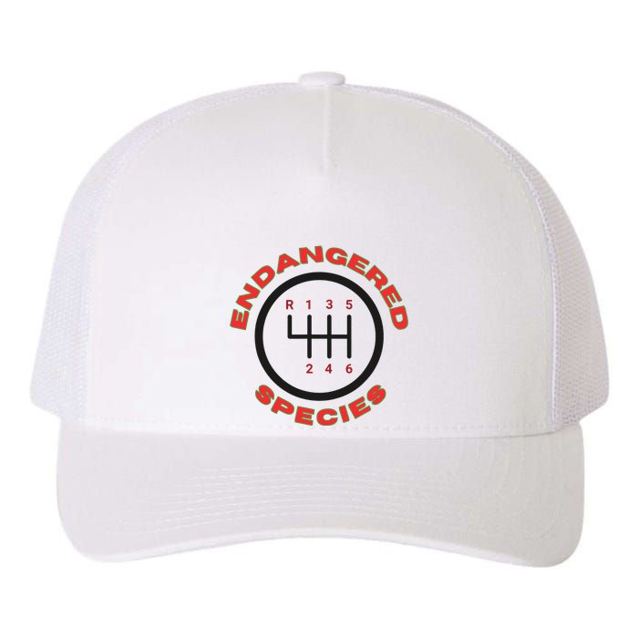 Endangered Species Manual Gearbox Stick Shift 6 Speed Yupoong Adult 5-Panel Trucker Hat