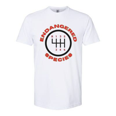 Endangered Species Manual Gearbox Stick Shift 6 Speed Softstyle CVC T-Shirt