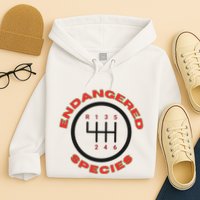 Endangered Species Manual Gearbox Stick Shift 6 Speed Hoodie