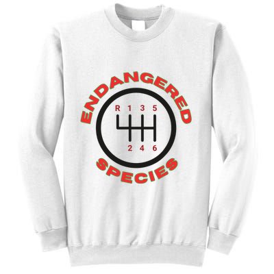 Endangered Species Manual Gearbox Stick Shift 6 Speed Sweatshirt