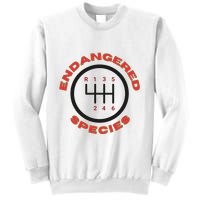 Endangered Species Manual Gearbox Stick Shift 6 Speed Sweatshirt