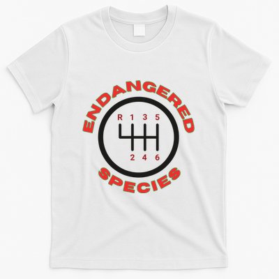 Endangered Species Manual Gearbox Stick Shift 6 Speed T-Shirt