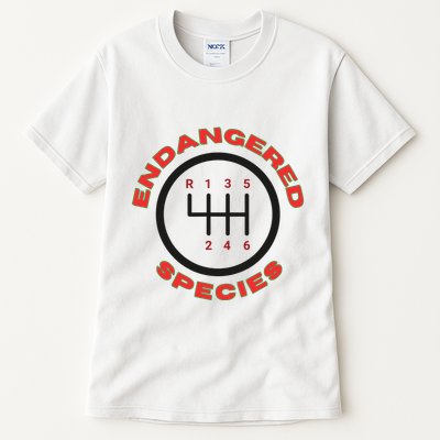 Endangered Species Manual Gearbox Stick Shift 6 Speed Tall T-Shirt