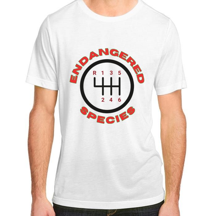 Endangered Species Manual Gearbox Stick Shift 6 Speed Adult ChromaSoft Performance T-Shirt