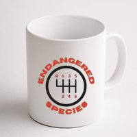 Endangered Species Manual Gearbox Stick Shift 6 Speed Mug