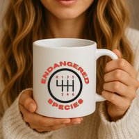 Endangered Species Manual Gearbox Stick Shift 6 Speed Mug