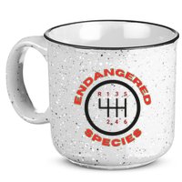Endangered Species Manual Gearbox Stick Shift 6 Speed 15oz Campfire Ceramic Mug