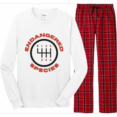 Endangered Species Manual Gearbox Stick Shift 6 Speed Long Sleeve Pajama Set