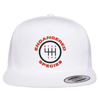 Endangered Species Manual Gearbox Stick Shift 6 Speed Flatbill Hat