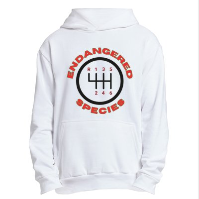 Endangered Species Manual Gearbox Stick Shift 6 Speed Urban Pullover Hoodie