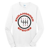 Endangered Species Manual Gearbox Stick Shift 6 Speed Tall Long Sleeve T-Shirt