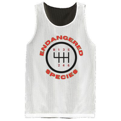 Endangered Species Manual Gearbox Stick Shift 6 Speed Mesh Reversible Basketball Jersey Tank