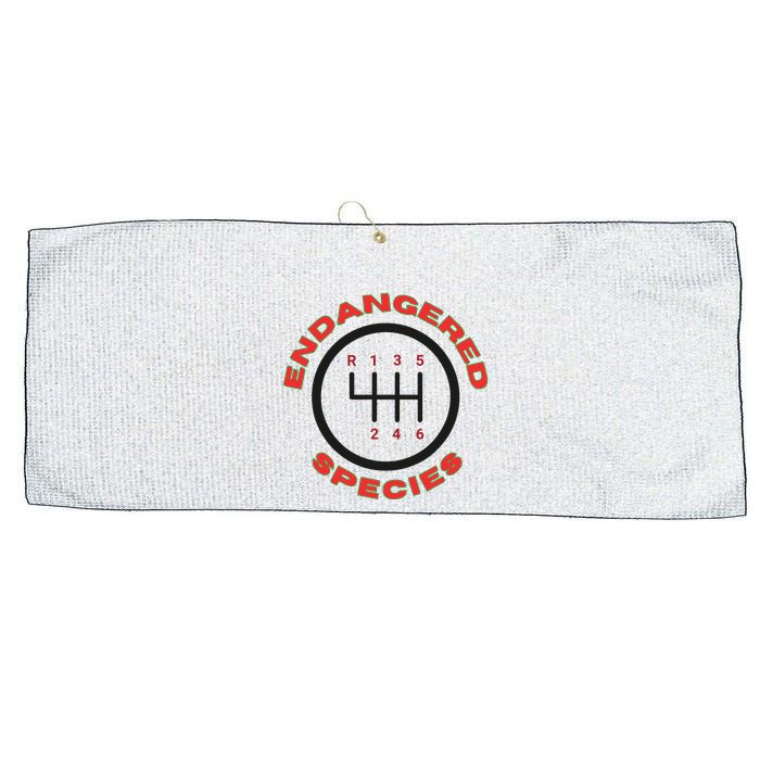Endangered Species Manual Gearbox Stick Shift 6 Speed Large Microfiber Waffle Golf Towel