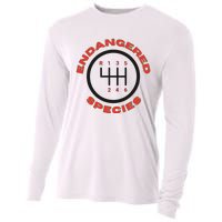 Endangered Species Manual Gearbox Stick Shift 6 Speed Cooling Performance Long Sleeve Crew