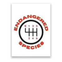 Endangered Species Manual Gearbox Stick Shift 6 Speed Poster
