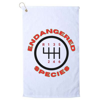 Endangered Species Manual Gearbox Stick Shift 6 Speed Golf Towel