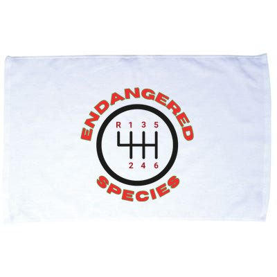 Endangered Species Manual Gearbox Stick Shift 6 Speed Microfiber Hand Towel
