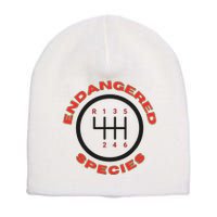 Endangered Species Manual Gearbox Stick Shift 6 Speed Short Acrylic Beanie