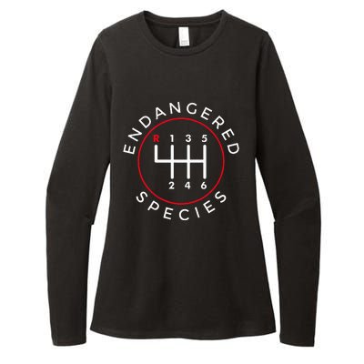 Endangered Species Manual Gearbox Stick Shift 6 Speed Womens CVC Long Sleeve Shirt