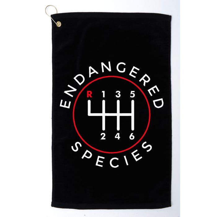 Endangered Species Manual Gearbox Stick Shift 6 Speed Golf Towel