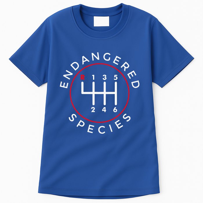 Endangered Species Manual Gearbox Stick Shift 6 Speed Tall T-Shirt
