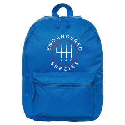 Endangered Species Manual Gearbox Stick Shift 6 Speed 16 in Basic Backpack