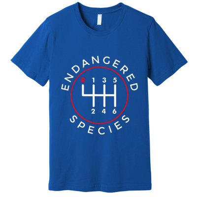 Endangered Species Manual Gearbox Stick Shift 6 Speed Premium T-Shirt