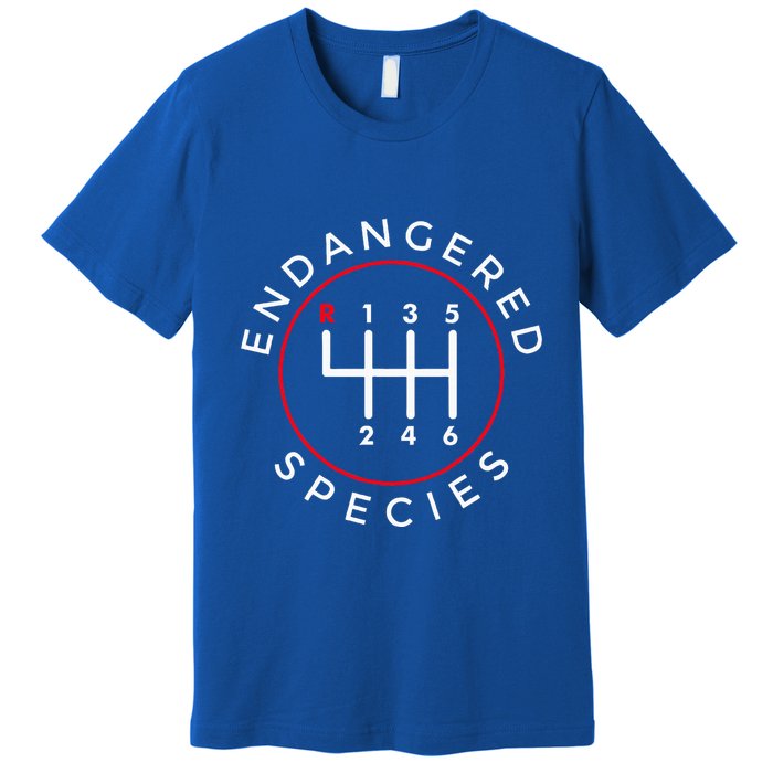 Endangered Species Manual Gearbox Stick Shift 6 Speed Premium T-Shirt