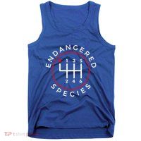 Endangered Species Manual Gearbox Stick Shift 6 Speed Tank Top