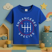 Endangered Species Manual Gearbox Stick Shift 6 Speed Toddler T-Shirt