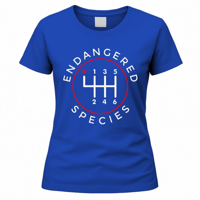 Endangered Species Manual Gearbox Stick Shift 6 Speed Women's T-Shirt