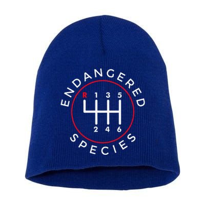 Endangered Species Manual Gearbox Stick Shift 6 Speed Short Acrylic Beanie