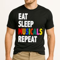 Eat Sleep Musicals Repeat Cooling Performance Crew T-Shirt