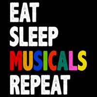 Eat Sleep Musicals Repeat Cooling Performance Crew T-Shirt