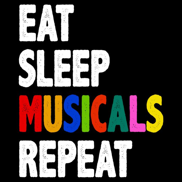 Eat Sleep Musicals Repeat Cooling Performance Crew T-Shirt