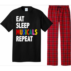 Eat Sleep Musicals Repeat Pajama Set