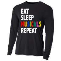 Eat Sleep Musicals Repeat Cooling Performance Long Sleeve Crew