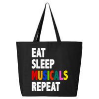 Eat Sleep Musicals Repeat 25L Jumbo Tote