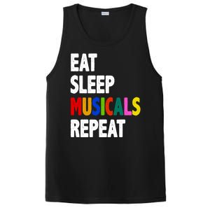 Eat Sleep Musicals Repeat PosiCharge Competitor Tank