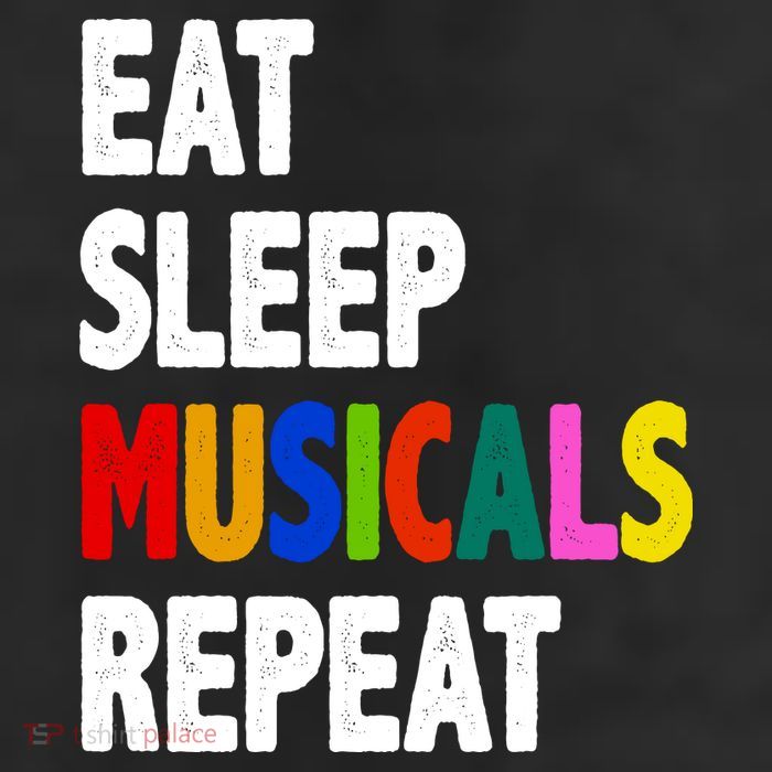 Eat Sleep Musicals Repeat Trucker Hat