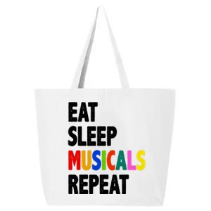 Eat Sleep Musicals Repeat 25L Jumbo Tote